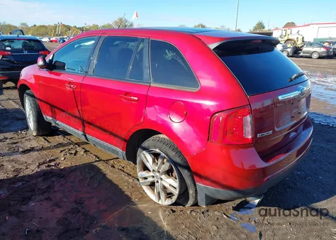 2013 Ford Edge Sel из США, поврежденный, VIN 2FMDK3JC4DBA89559